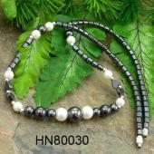 Hematite Beads Stone Chain Choker Fashion Women Necklace